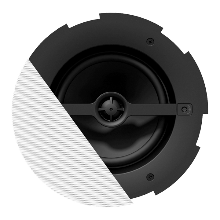 CALI660 Safelatch™ 2-way 6.5" ceiling speaker with Twist-Fix™ grill